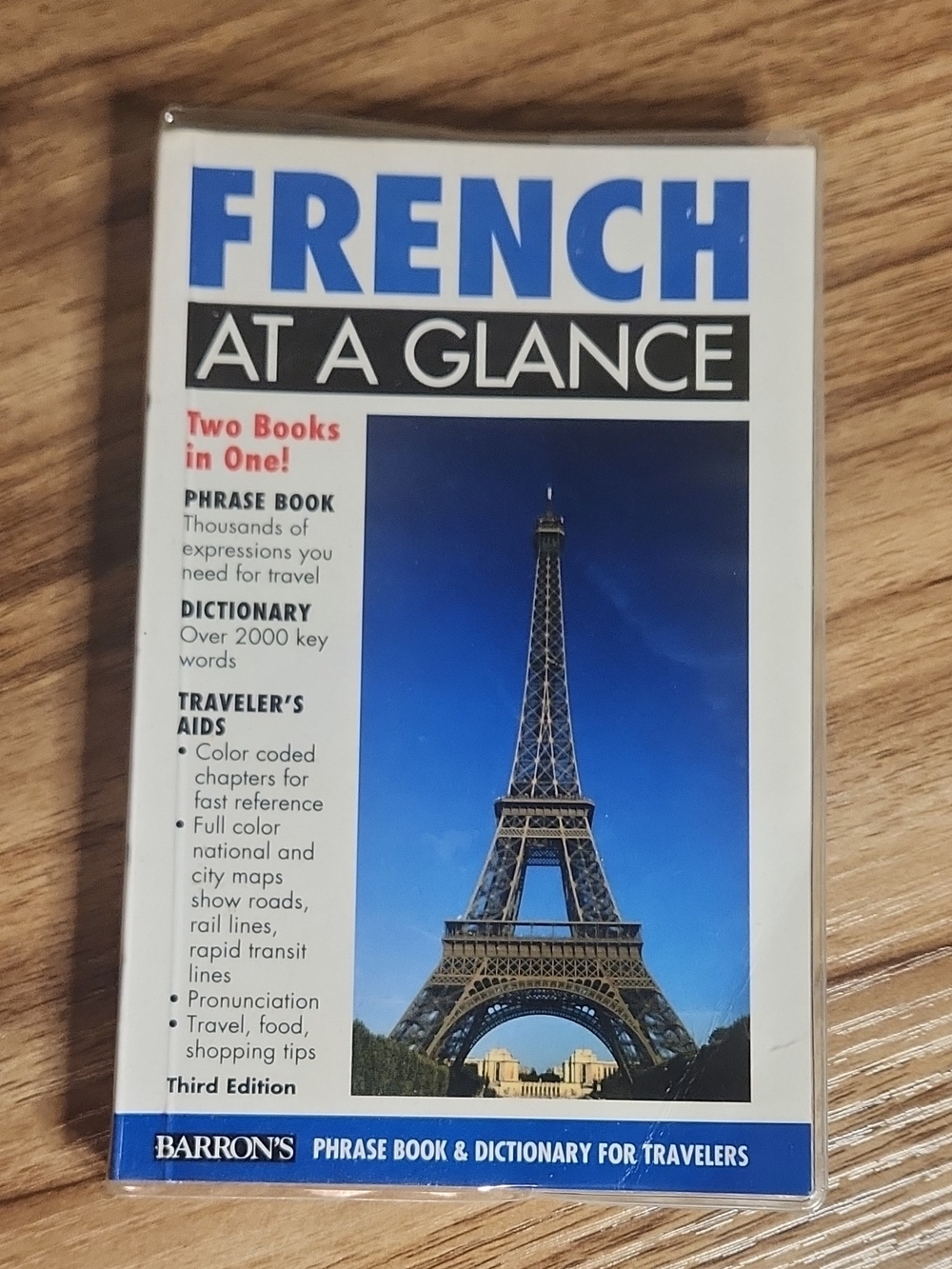 Barron’s French at a Glance Phrase Book & Dictionary Third Edition 2000